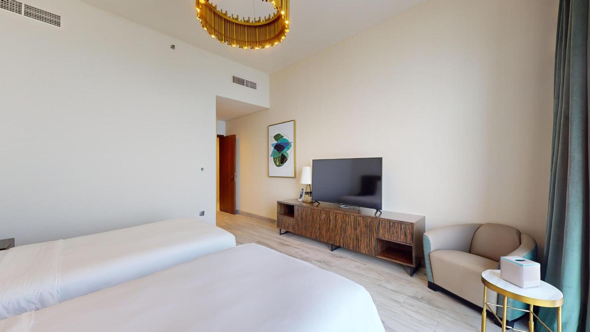 Primestay - Spacious 2Br Layout In Avani Palm View Dubai Bagian luar foto